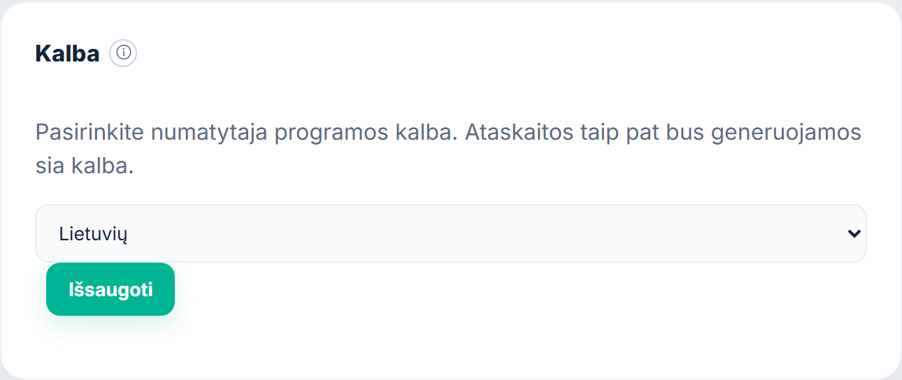 Kalbos nuostata